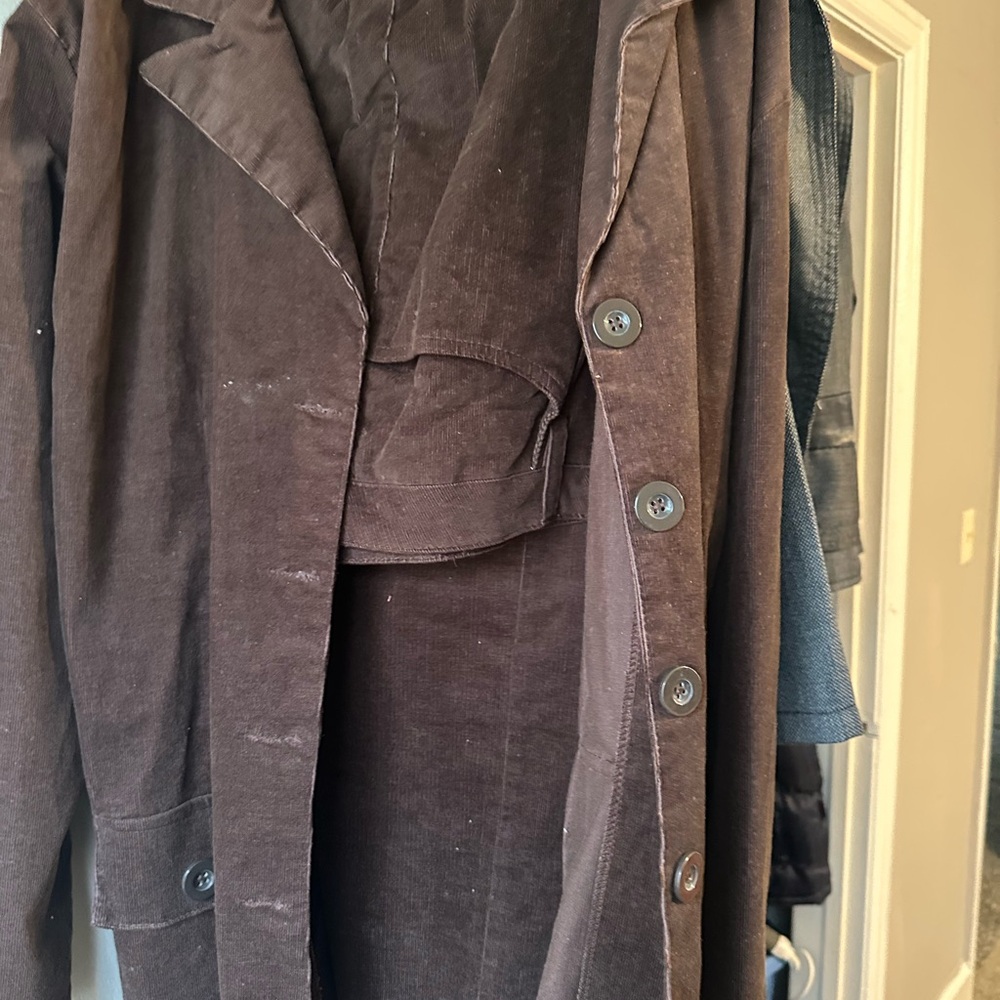 Brown Button-Up Coat
